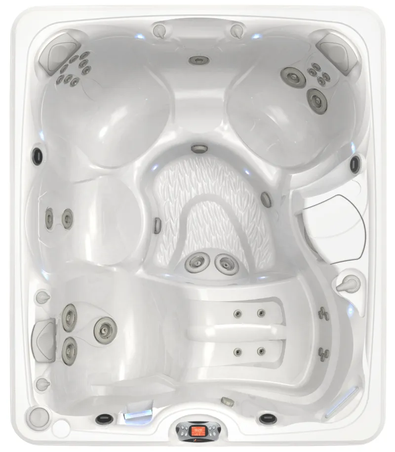 a close-up of a hot tub