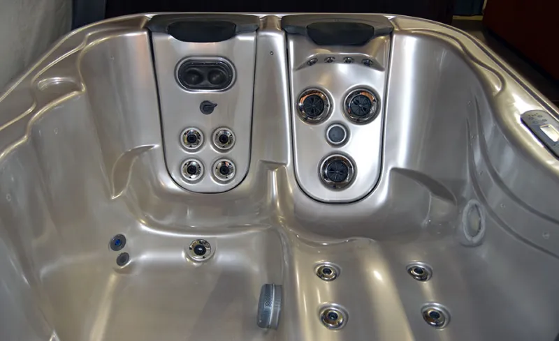 inside of a hot tub
