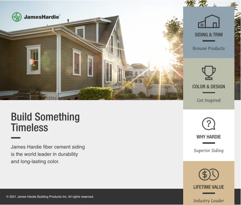 fiber cement siding value statement