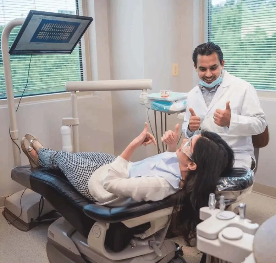 a doctor attending to a patient