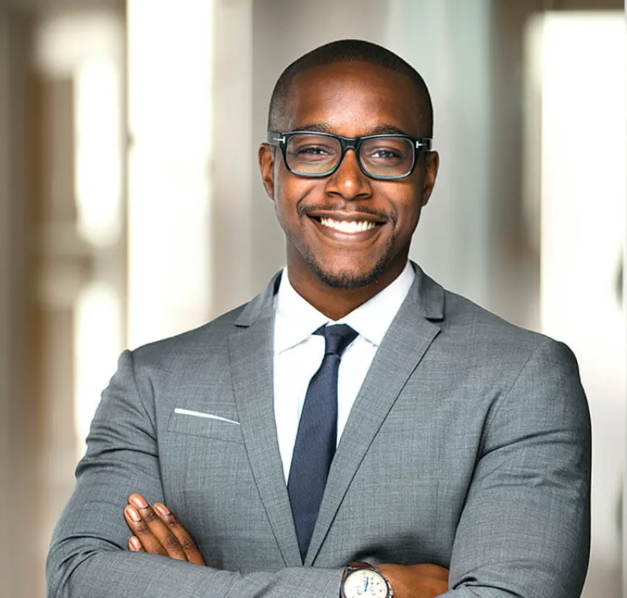 a man wearing a suit and tie