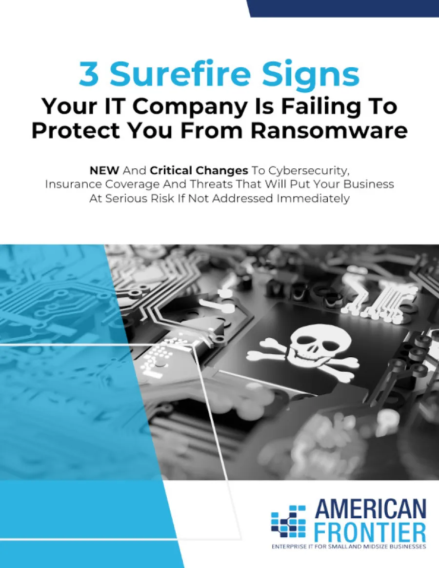 IT cybersecurity warning showing a circuit board with a skull and crossbones symbol, highlighting ransomware risks.