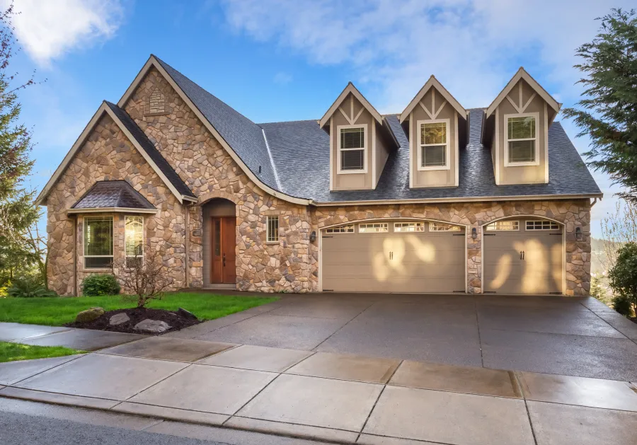 a house with a driveway