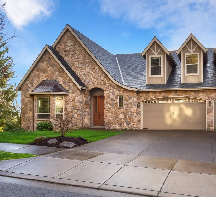 a house with a driveway