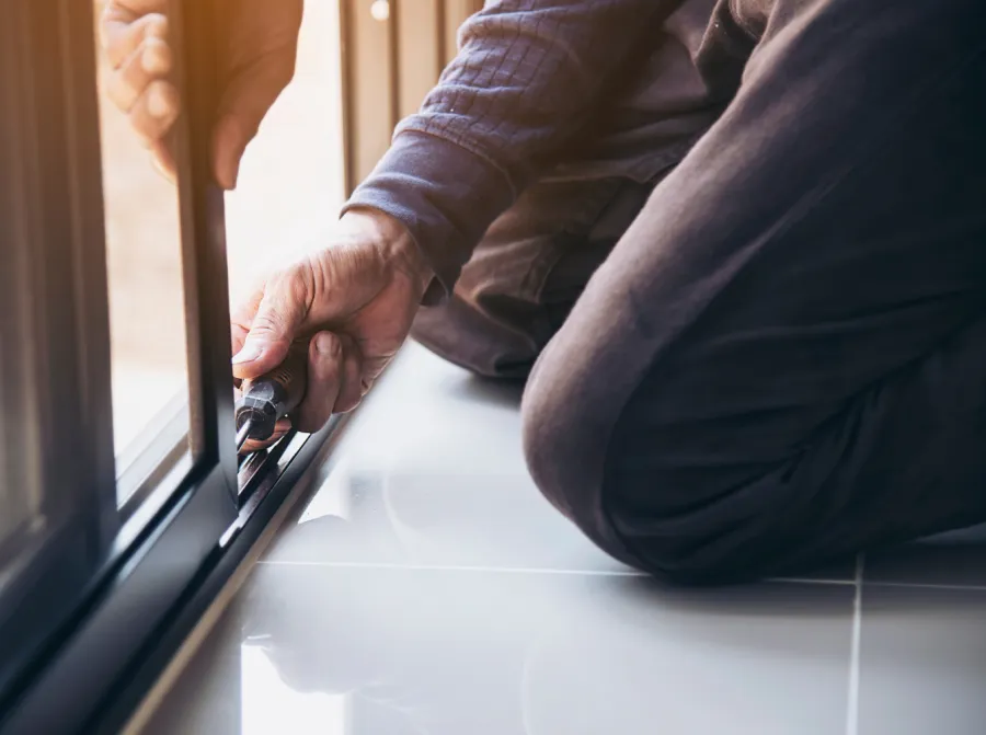 a person holding a key