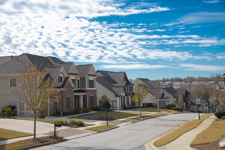 a row of houses