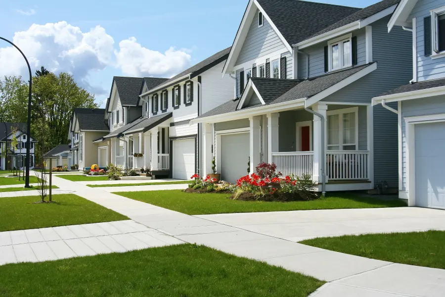 a row of houses