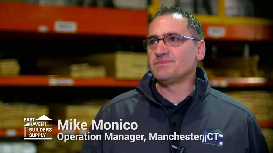 CT Darnell designs efficient rack-supported buildings and interior storage systems for East Haven Builders Supply’s compact Manchester facility.