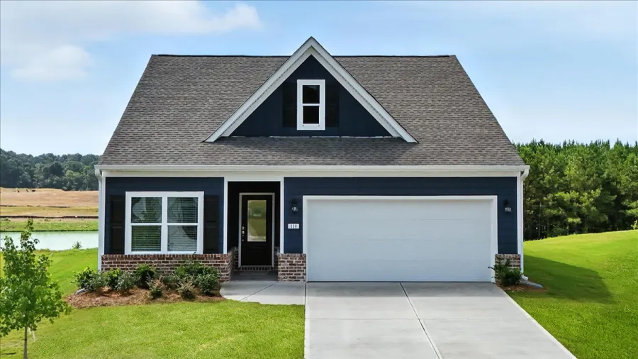 a house with a garage