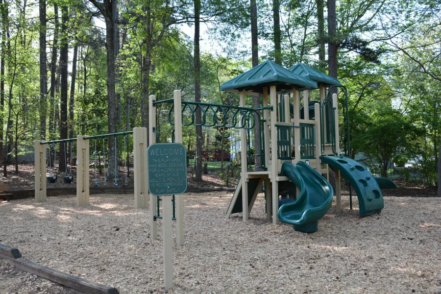 a play set in a park
