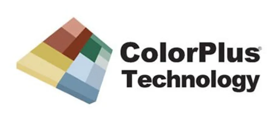 ColorPlus Technology logo with a multicolored geometric shape and bold black text on white background
