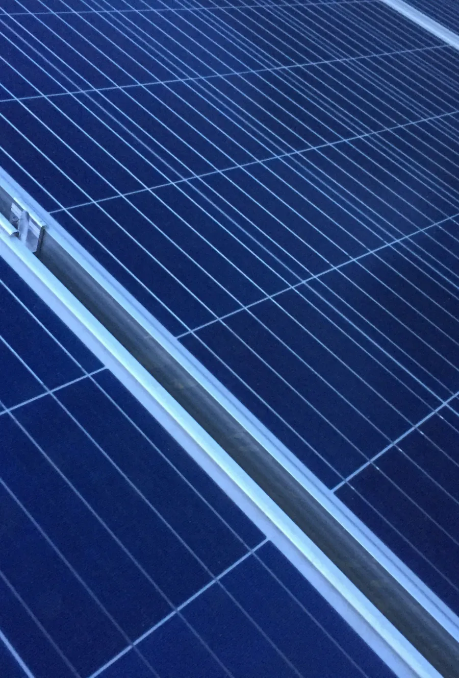 a close-up of a solar panel