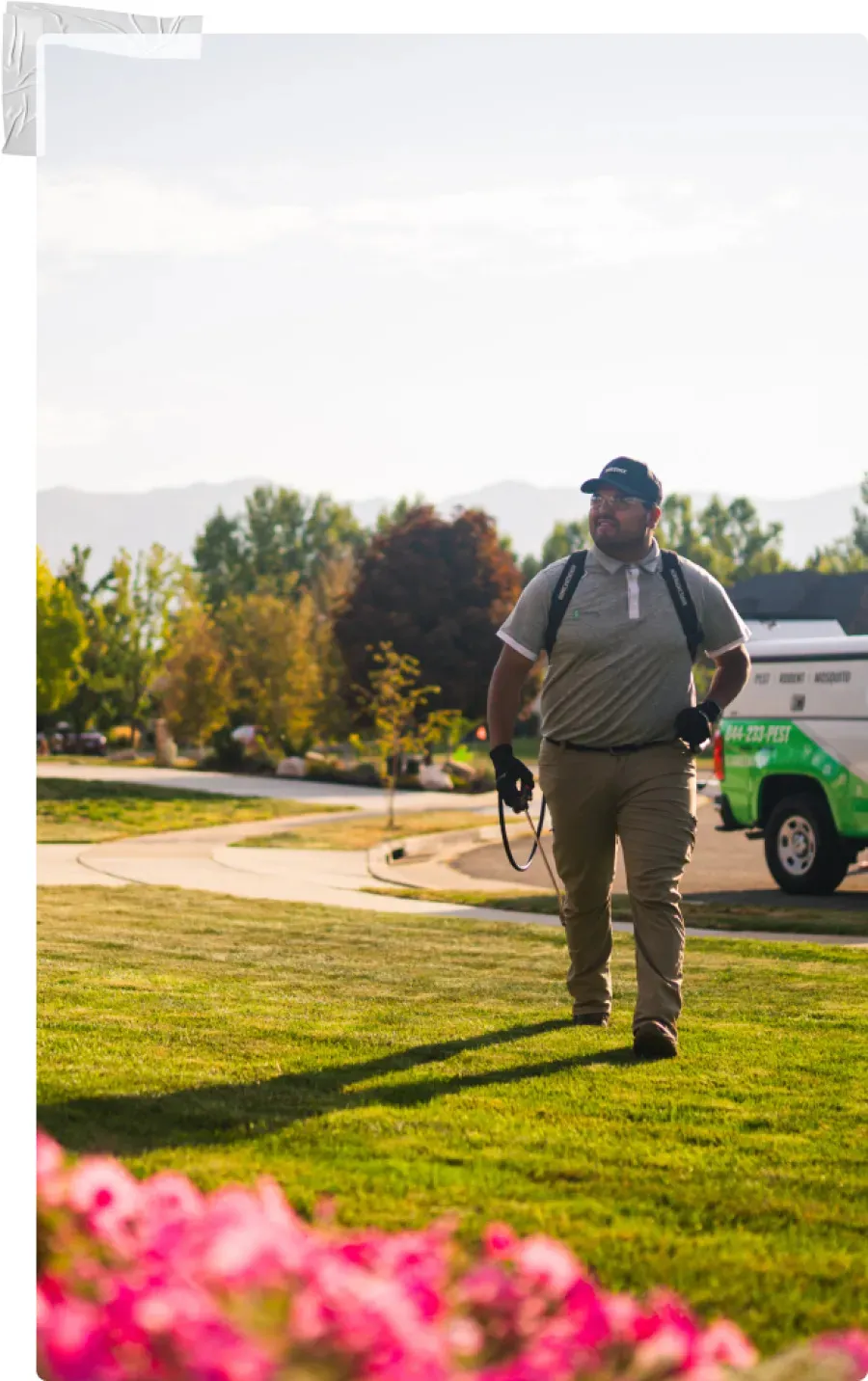 a man holding a golf club