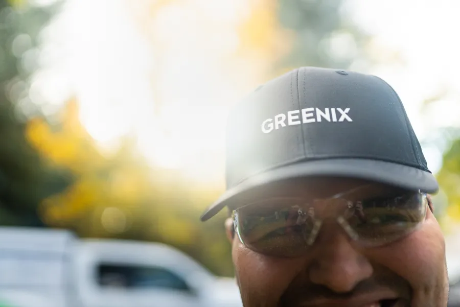 Greenix service professional ready to service a customers home.