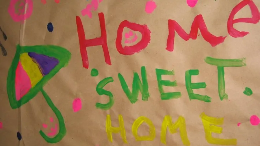 a white board with colorful writing on it