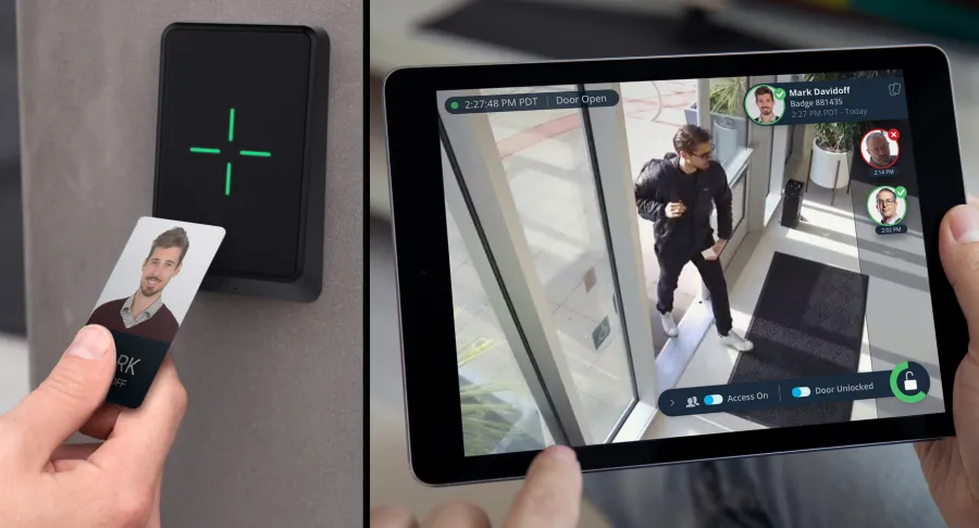 Verkada integrated access control and video surveillance