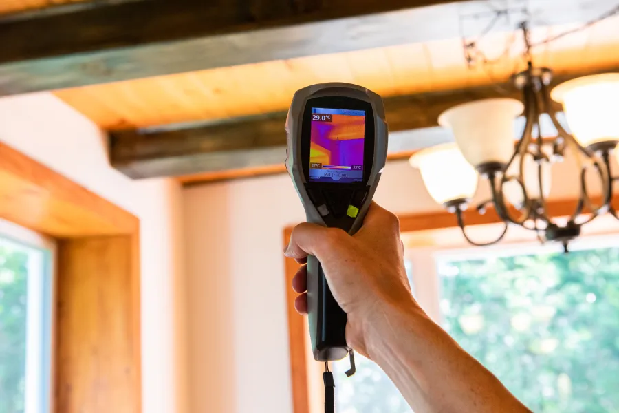 Comprehensive Home Inspection in Georgia and Atlanta featuring advanced infrared technology and infrared gun for thorough evaluation and detection of infrared findings.