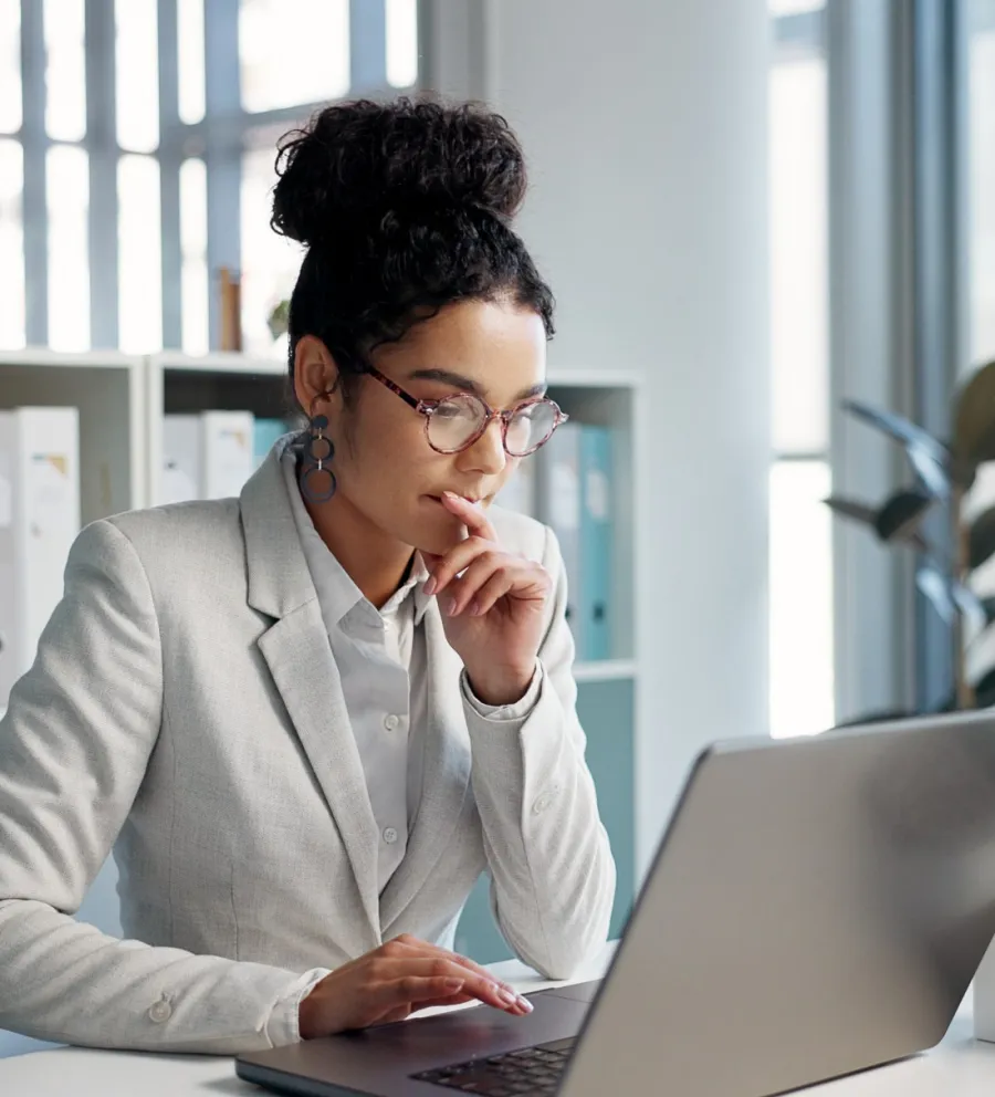 a person working on the laptop