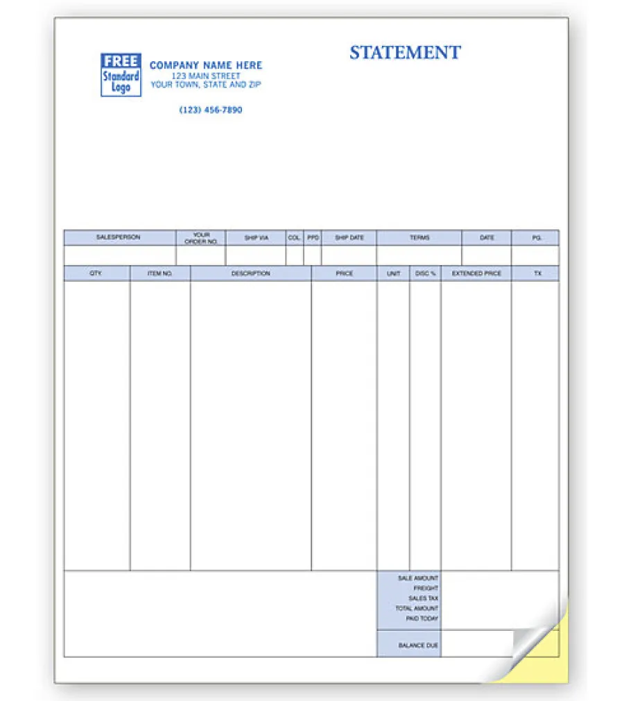 laser business forms