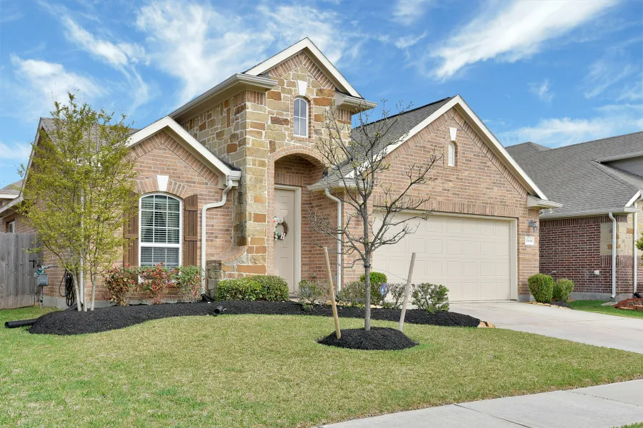 a large brick house