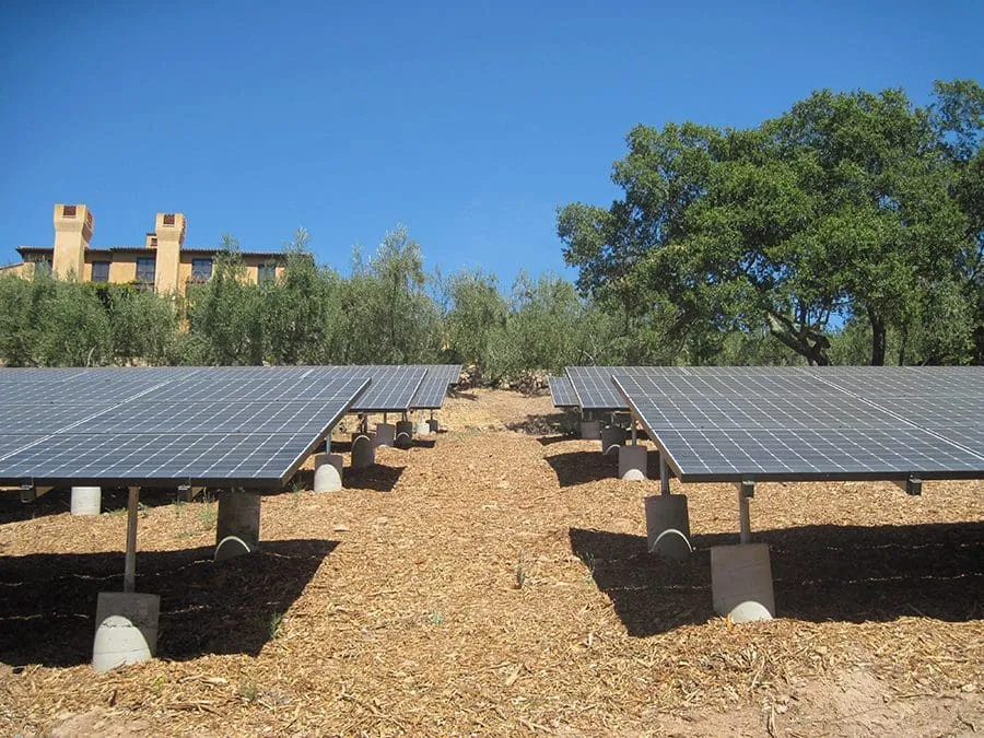 a couple of solar panels on a roof