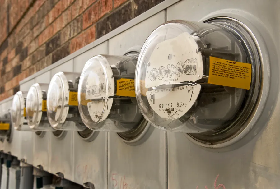 a row of washing machines