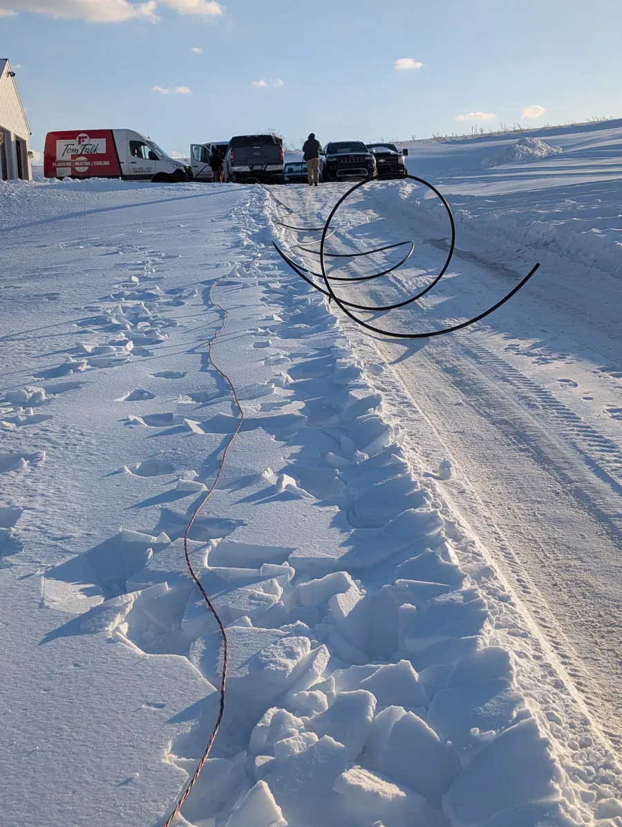 pump replacement in the snow in drumore pennsylvania