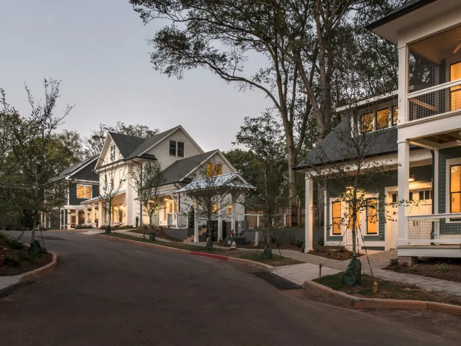 a row of houses