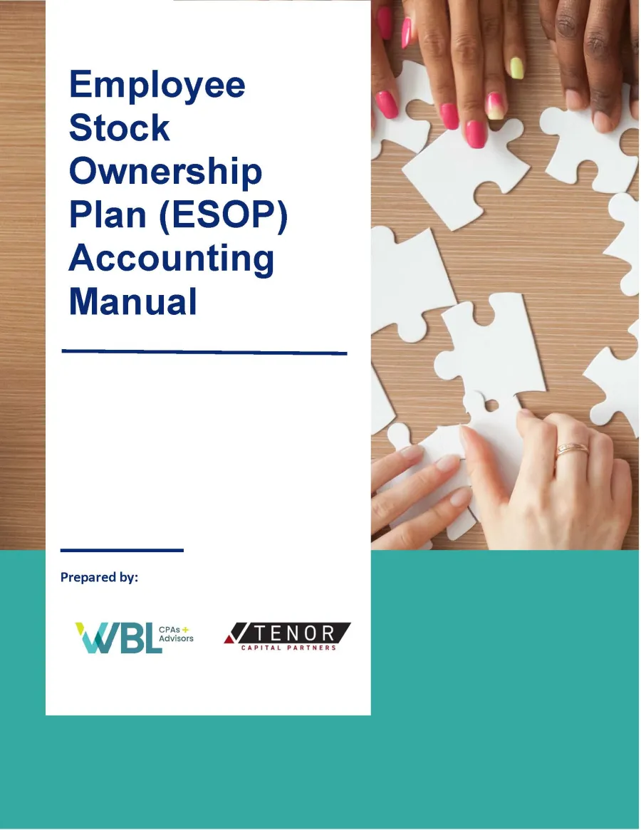 ESOP accounting manual